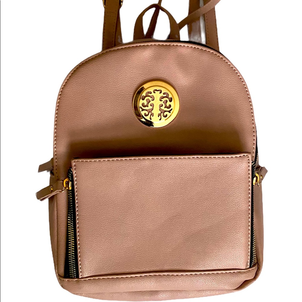 Small, mauve pink backpack